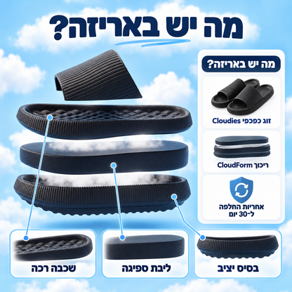 Cloudies – כפכפי נוחות פרימיום
