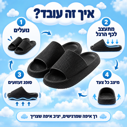Cloudies – כפכפי נוחות פרימיום